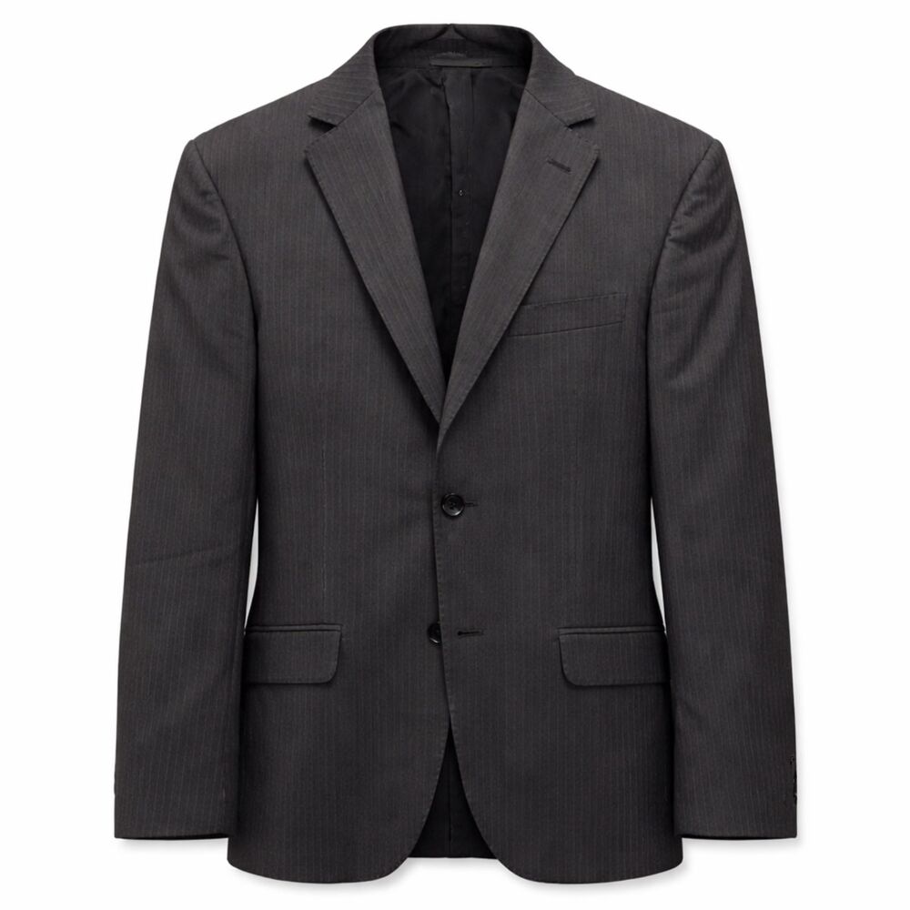 Z Zegna Gray Pinstripe Wool Sport Coat 48R - MSRP $1495